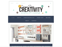 Tablet Screenshot of cravingsomecreativity.com